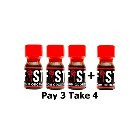 Pacote Poppers Mini Fist 3 + 1