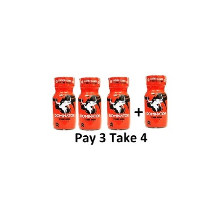 Pacote Popper Jolt Dominator-Red 3 + 1