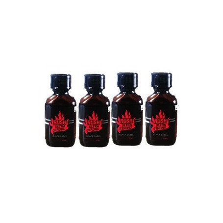 Pack Poppers Rush Ultra Strong Black XL 3+1