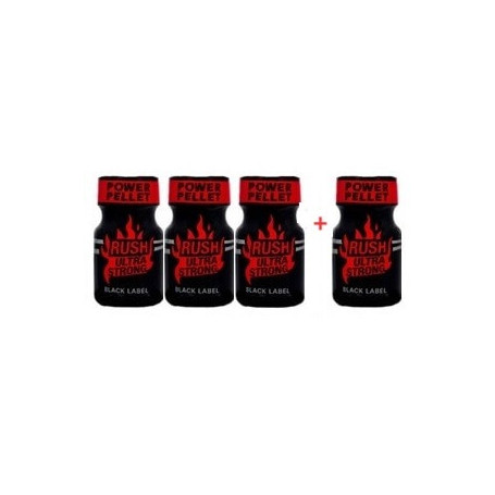 Pack Poppers Rush Ultra Strong - Black Label 3+1